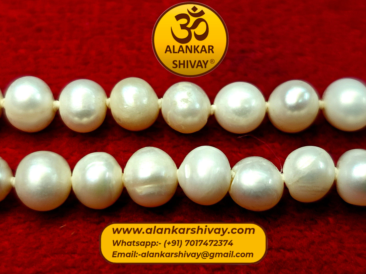 ROUND BEADS PEARL MALA (108+1 BEADS)