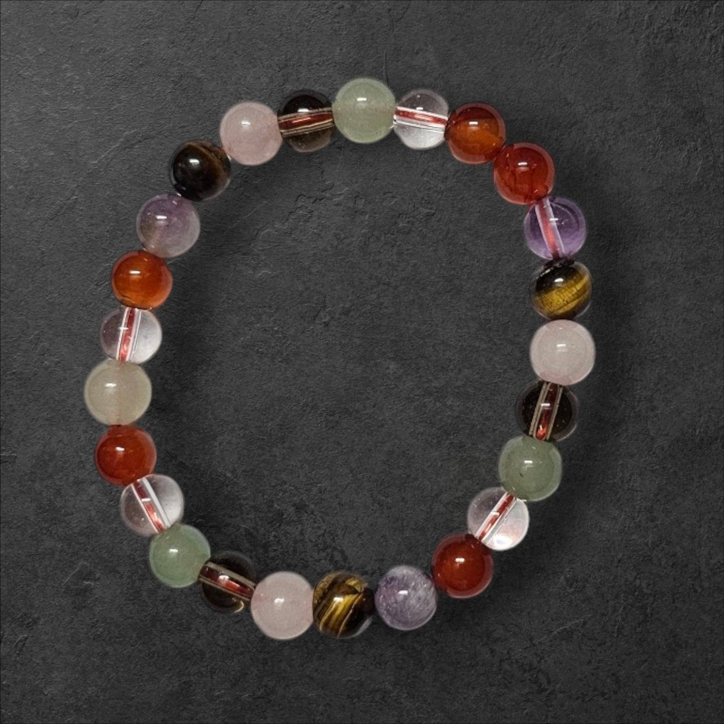 Seven chakras bracelet