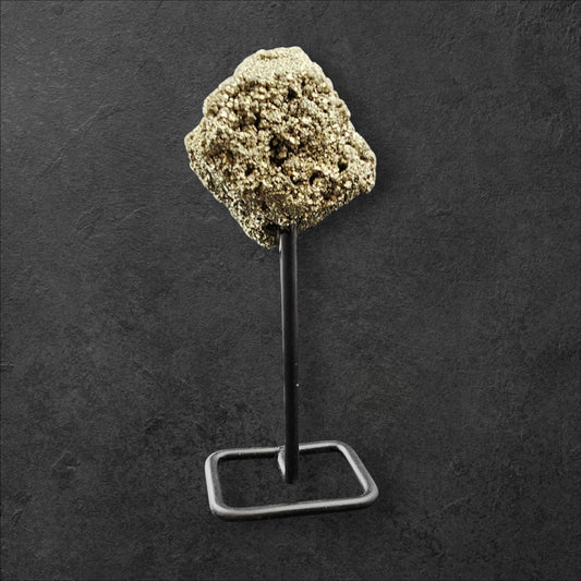 PYRITE STONE WITH STAND