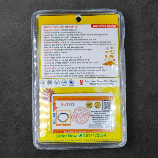 Moneymagnet Bracelet lab certified