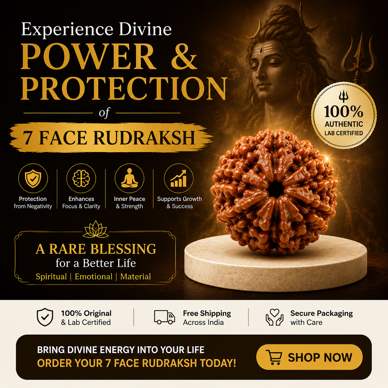 7 MUKHI RUDRAKSH
