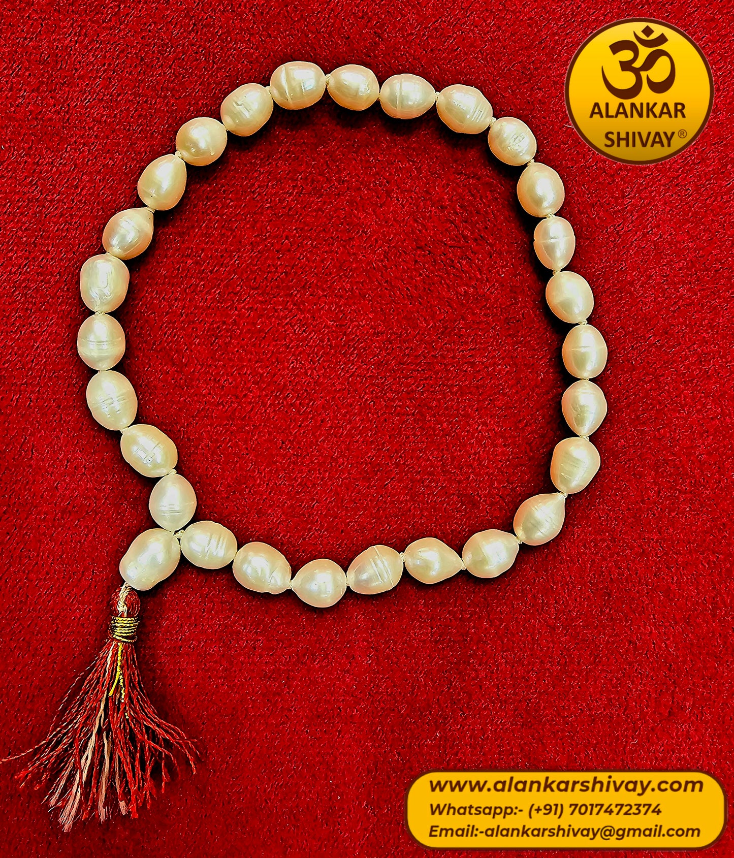 LONG BEADS PEARL SIMARNA (27+1 BEADS)