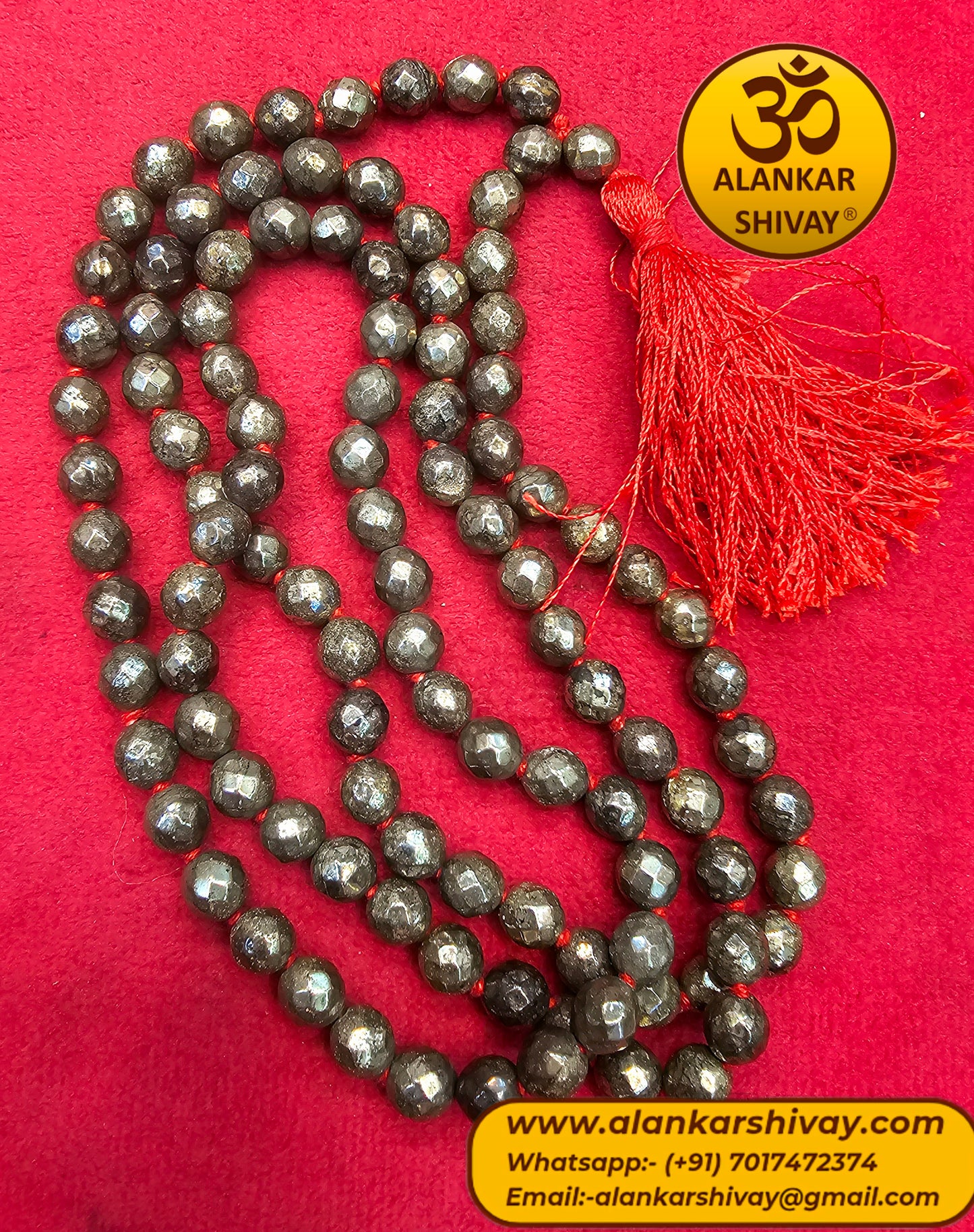 PYRITE STONE MALA