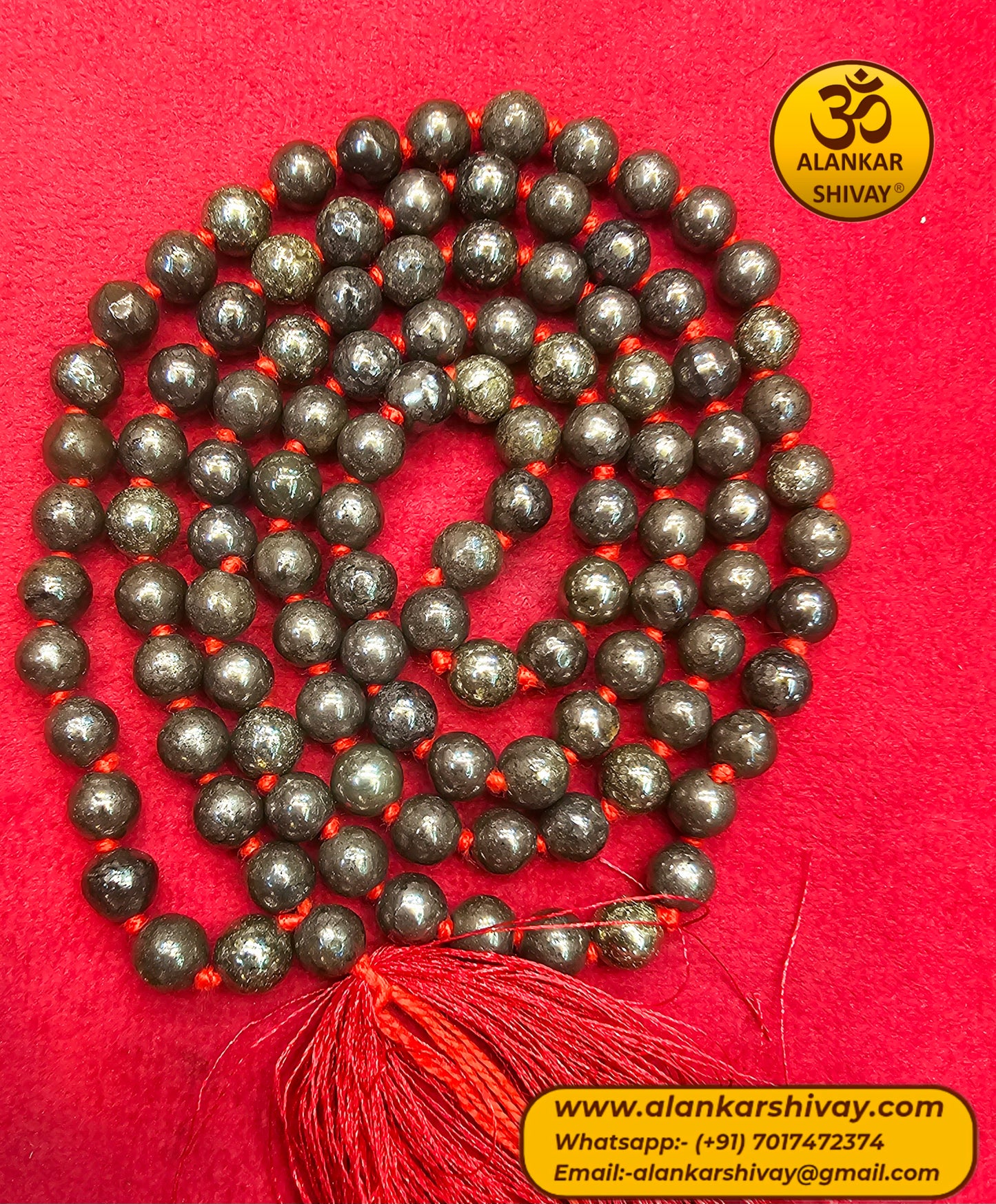 PYRITE STONE MALA