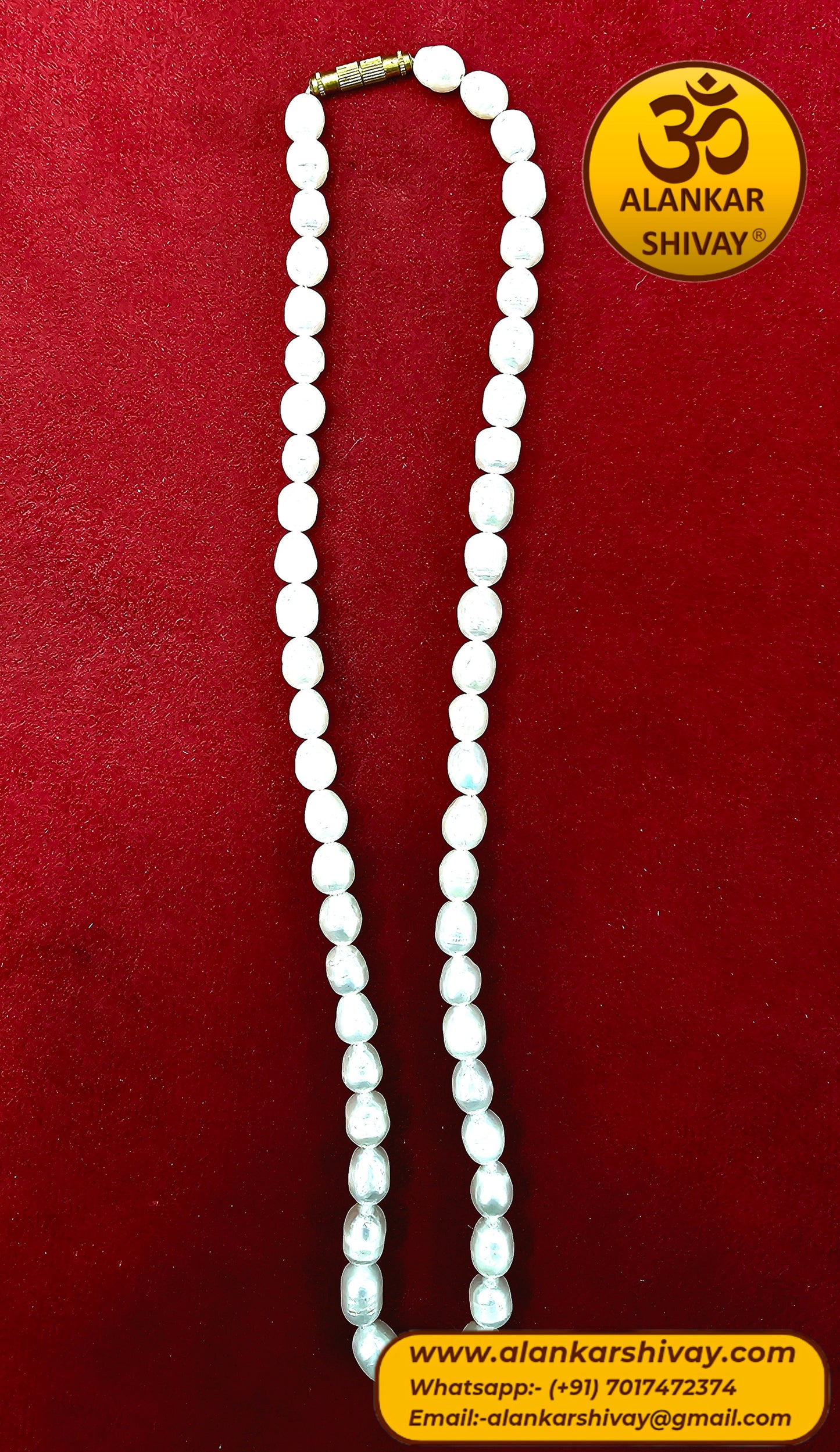 LONG BEADS PEARLS MALA(SUCCHA MOTI)