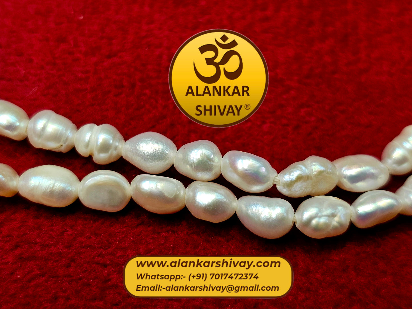 LONG BEADS PEARL MALA (108+1 BEADS)