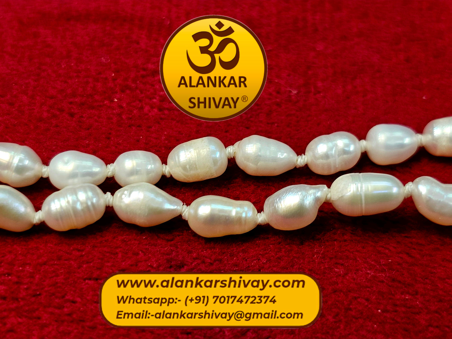 LONG BEADS PEARL MALA (108+1 BEADS)