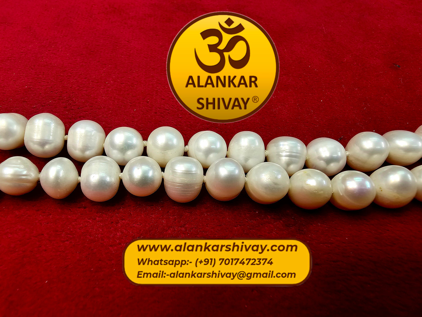 ROUND BEADS PEARL MALA (108+1 BEADS)