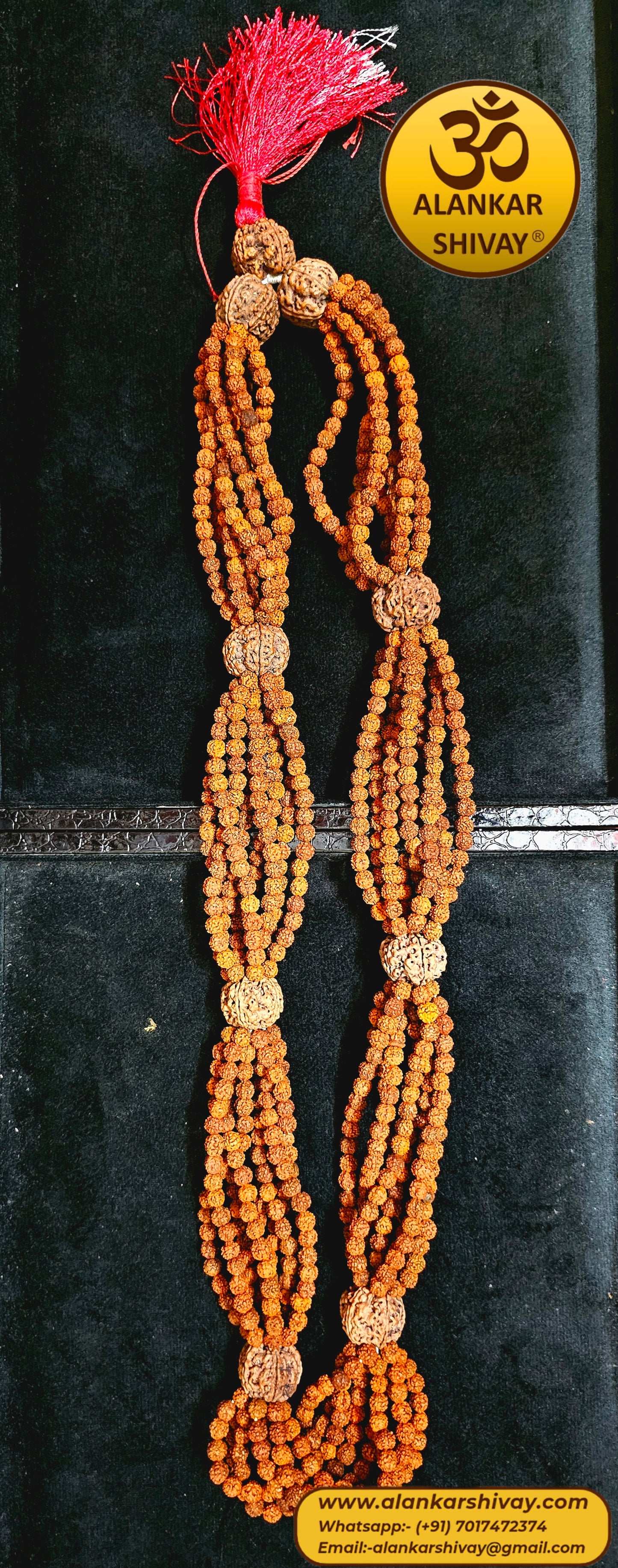 1008 BEADS RUDRAKSH KANTHA MALA