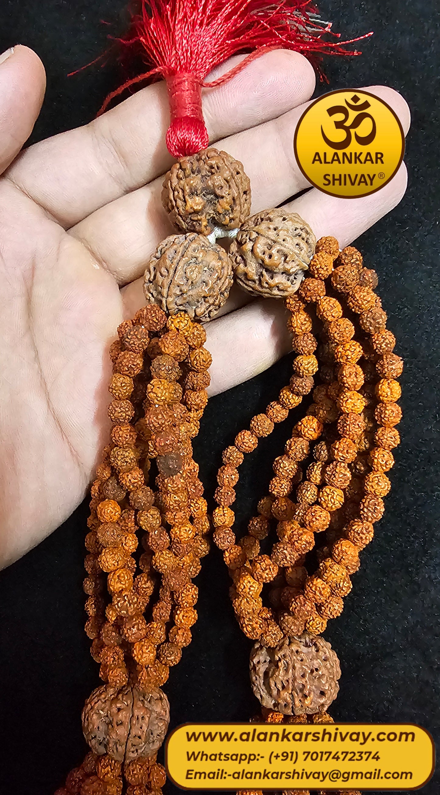 1008 BEADS RUDRAKSH KANTHA MALA