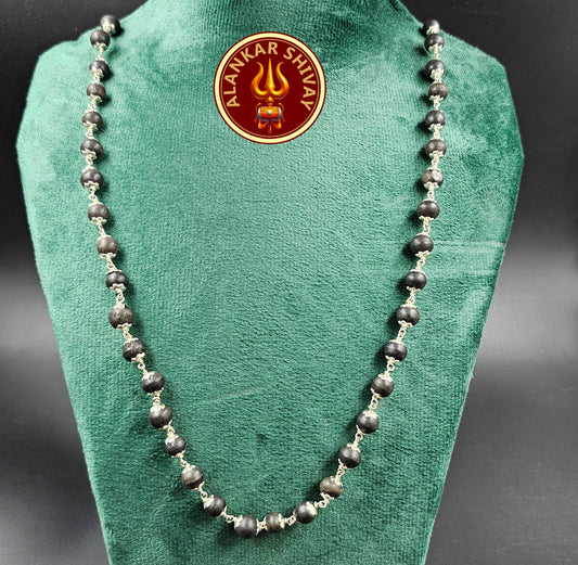 Karungali mala||ebony wood mala||54+1guru bead||7-8mm||