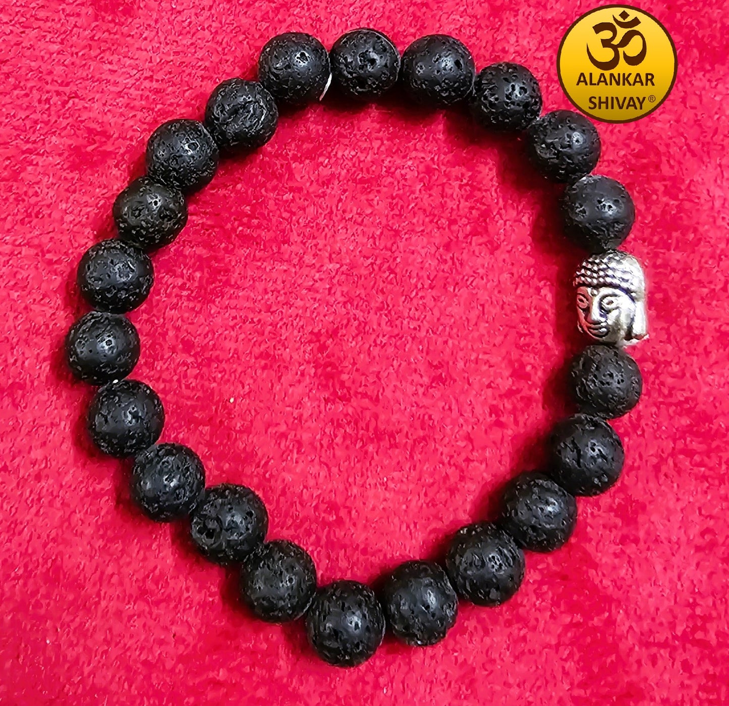 BLACK LAVA STONE BRACELET