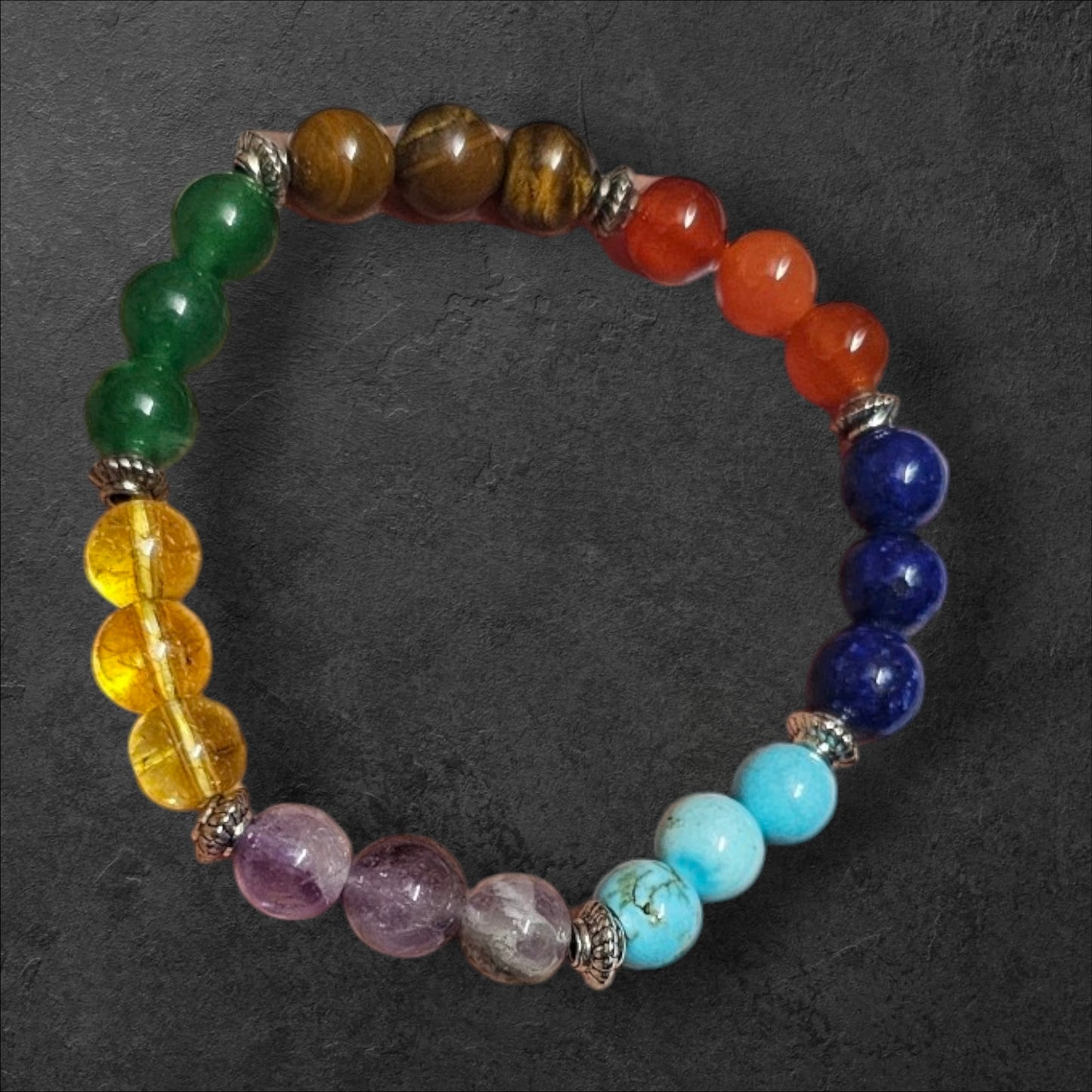 7 chakra stone bracelet
