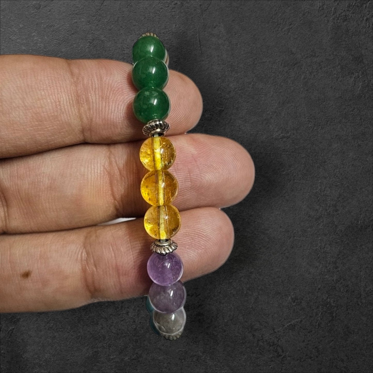 7 chakra stone bracelet