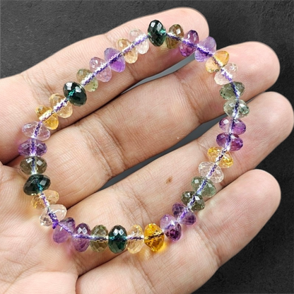 Diamond-Cut Harmony Crystal Bracelet