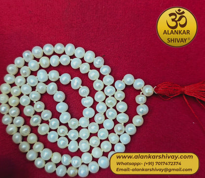 ROUND BEADS PEARL MALA (108+1 BEADS)