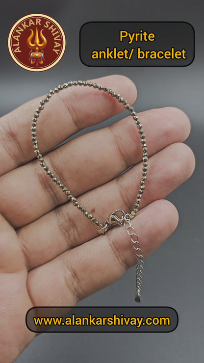 Pyrite anklet/bracelet