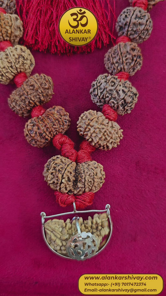 1 - 14 MUKHI RUDRAKSHA NEPAL SIDDH MALA WITH LAB CERTIFIED