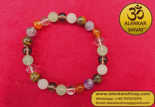 Seven chakras bracelet