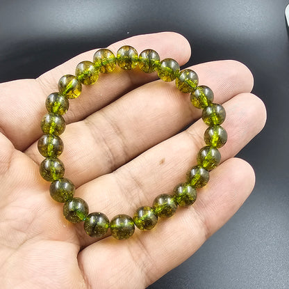 Peridot stone bracelet